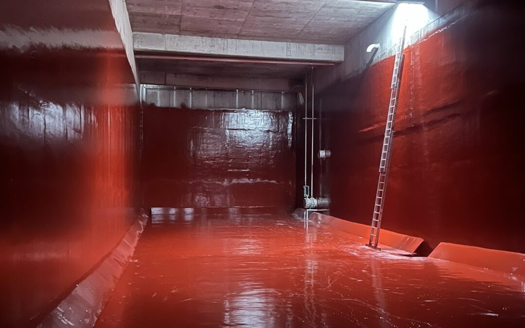 Izvedba naprednega sistema zaščite betonskih konstrukcij